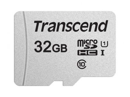 Transcend 32GB microSDHC 300S UHS-I U1 (Class 10) paměťová karta (bez adaptéru)
