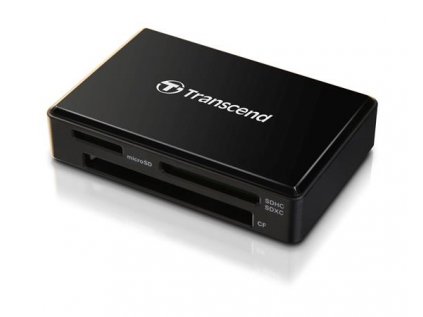 Transcend RDF8 USB 3.0 čtečka paměťových karet SDHC/SDXC (UHS-I), microSDHC/SDXC (UHS-I), CompactFlash (UDMA7), černá