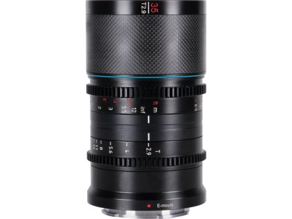 Sirui Anamorphic Lens Saturn 35mm T2.9 1.6x Carbon Fiber Full Frame RF-Mount (Natural Flare)