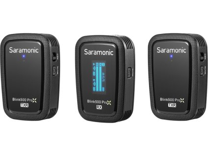 Saramonic Blink 500 ProX B2R 2.4GHz Dual-Channel Wireless Microphone System with Charging Case