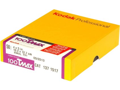 Kodak T-Max 100 4x5 50 Sheets
