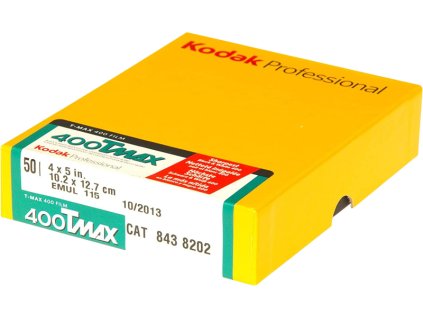 Kodak T-Max 400 4x5 50 Sheets