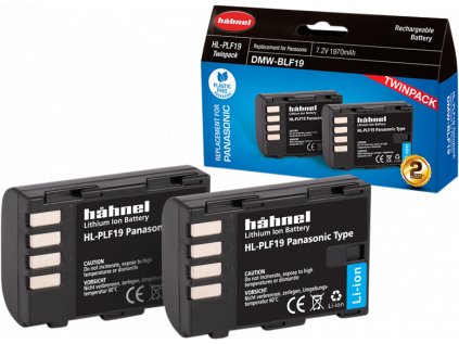 Hähnel Battery Panasonic HL-PLF19 Twin Pack