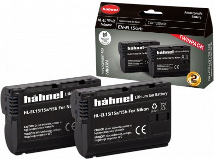 Hähnel Battery Nikon HL-EL15/15A/15B Twin Pack