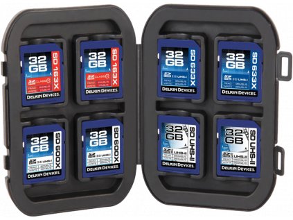 Delkin Weather Resistant Case for 8 SD cards