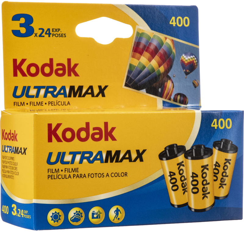 Kodak 135 Ultramax Carded 400-24x3