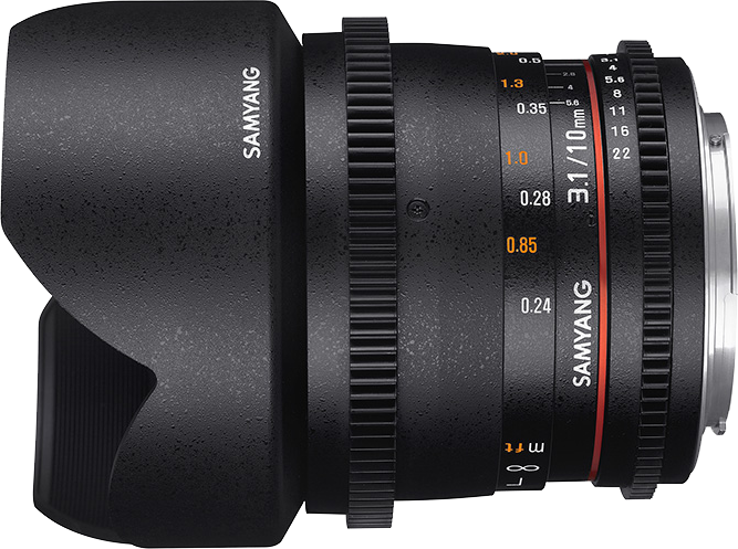 Samyang 10mm T3.1 VDSLR ED AS NCS CS II Nikon F