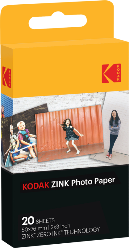 Kodak Zink Paper 2x3 20-pack