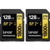 Lexar Pro 1800x SDXC U3 (V60) UHS-II R270/W180 128GB - 2pack