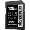 Lexar SDXC Professional SILVER Plus UHS-I/U3/A2/4K R205/W150 (V30) 128GB