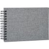 Focus Base Line Canvas Wire-O 23x17 Grey w. black sheets
