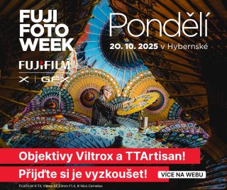 🎉 FUJIFOTO WEEK 2025 už klepe na dveře! 📸 Od 20. do 24. října v Hybernské tě čeká týden plný fotografie, inspirace a...