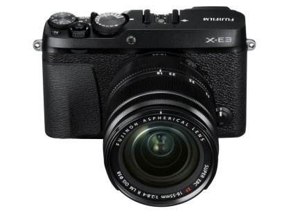 x e3 18 55 fujifilm fujinon fujista black