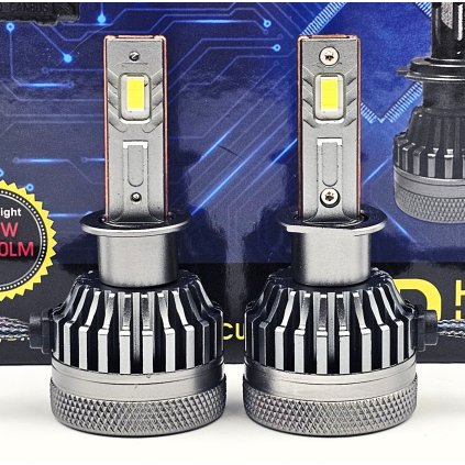 LED autožárovky H1 2x350W A7 PRO COB CANBUS 35000lm 6000K, TACPRO, sada 2ks