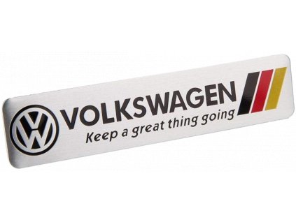 volkswagen trunk emblem volkswagen keep a great thing going trunk emblem sticker 13612841762887 86881.1673514258