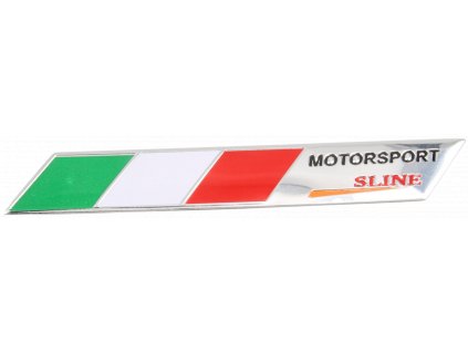 Car styling 3D Aluminum Car Italian Italy Map National Flag Sticker Grill Emblem Motorcycle Decal For