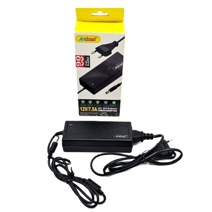 Napájecí zdroj zásuvkový, trafo 12V - 7,5A, 90W