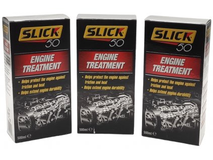 Sada 3ks Slick 50 - Engine Treatment 500ml, ochrana zážehových a vznětových motorů