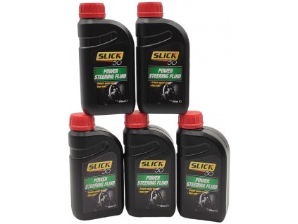 Sada 5ks SLICK 50 - Špeciálna kvapalina do posilňovačov riadenia, power stearing fluid 500ml