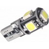 T10 LED Bulb Canbus 12V 5050 5 SMD 6000K 5W5 W5w LED No Error Car Wedge Side Signal Clearance Lamp Super Bright White