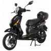 Elektroskúter RACCEWAY® E-MOPED, čierny-lesklý s batériou 12Ah