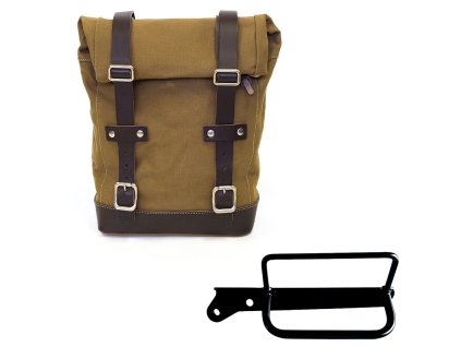 borsa laterale canvas 10l 14l telaio royal enfield hunter 350 sx 5