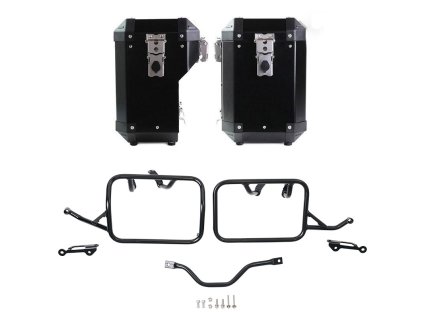 coppia borse atlas in alluminio 47l 41l con telai bmw r12 g s 5