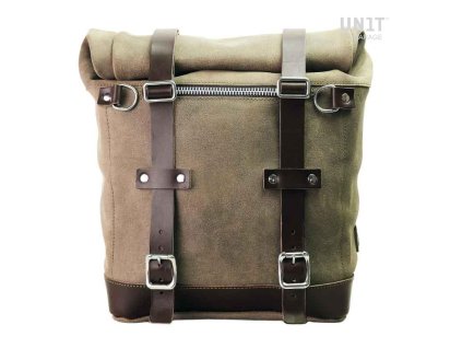 borsa laterale scram in crosta di cuoio 22l 30l