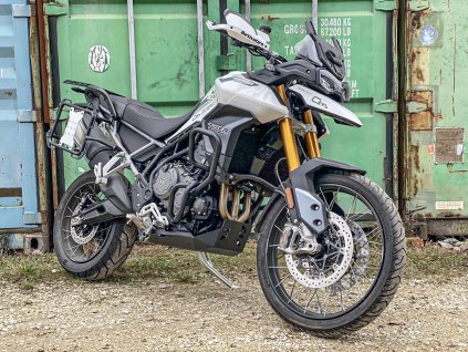 Osłona silnika Outback Motortek - Triumph Tiger 900 (Kolor czarny)