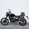 borsa laterale in crosta di cuoio telaio sx triumph scrambler 1200 xc xe 4