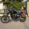 borsa laterale in crosta di cuoio telaio sx triumph scrambler 1200 xc xe 7