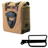 borsa laterale scram in canvas 22l 30l telaio royal enfield hunter 350 sx 1 1