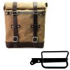 borsa laterale scram in canvas 22l 30l telaio royal enfield hunter 350 sx 5