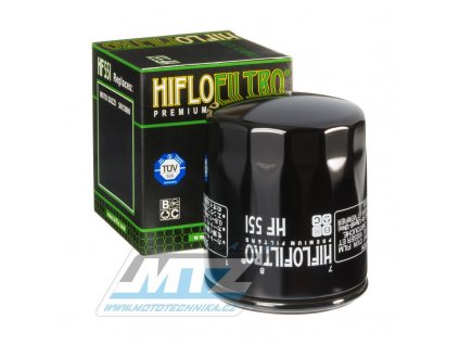 Filter olejový HF551 (HifloFiltro) - Moto Guzzi 850 + 1000 Daytona + 1000 V10 Centauro + 1100 California + 1100 Stone + 1100 V11 Le Mans + 1100 V11 Scura + 1200 Gri2 8