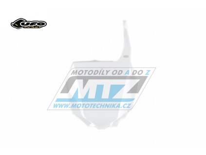 Tabuľka predná Suzuki RM125/01-22 + RM250/01-22 + RMZ250/07-09 + RMZ450/05-07 - farba biela