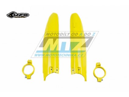 Kryty predných vidlíc Suzuki RM125+RM250 / 04-06 + RMZ450 / 05-06 - farba žltá