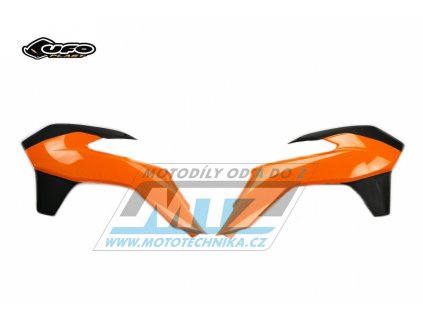 Spojlery KTM 125SX+150SX/13-15+250SX/13-16+250SXF+350SXF+450SXF/13-15+125EXC+200EXC+250EXC+300EXC/14-5 farba oranžovo-čierna