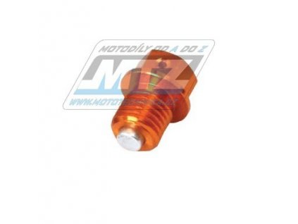 Skrutka výpustná magnetická M12x12mm (závit 1,5) - ZETA ZE58-1517 - KTM + Husqvarna + Husaberg + Gas-Gas - oranžový