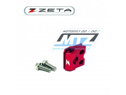 Držiak prednej brzdovej hadice ZETA ZE92-4106 - červený