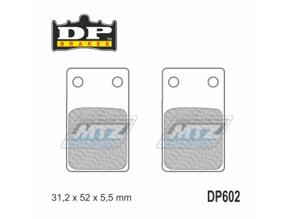 Brzdové doštičky DP Brakes DP602 - zmes Premium OEM Sinter