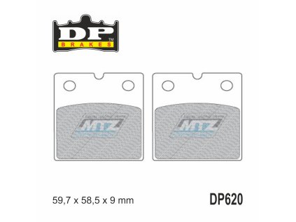 Brzdové doštičky DP Brakes DP620 - zmes Premium OEM Sinter