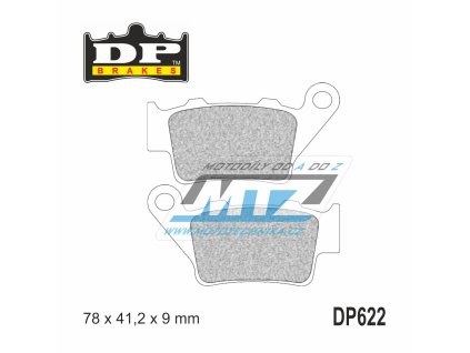 Brzdové doštičky DP Brakes DP622 - zmes Premium OEM Sinter