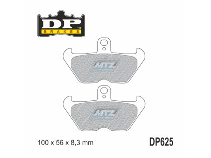 Brzdové doštičky DP Brakes DP625 - zmes Premium OEM Sinter