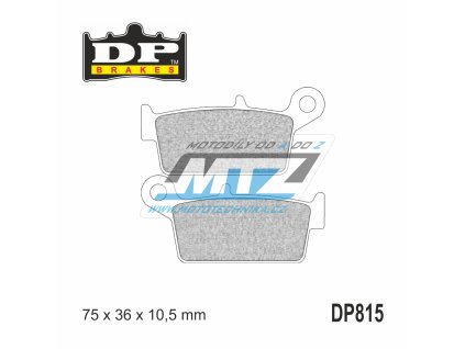 Brzdové doštičky DP Brakes DP815 - zmes Premium OEM Sinter