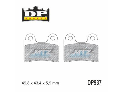 Brzdové doštičky DP937-SDP DP Brakes - zmes SDP PRO-MX