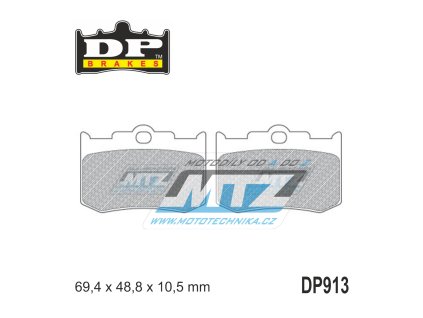 Brzdové doštičky DP913-RDP DP Brakes - zmes RDP X-RACE Titanium