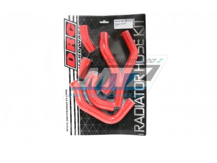 Hadica chladiča DRC RADIATOR HOSE KIT - DRC D47-01-093 - Honda CRF450R / 13-14 - červené (sada 6ks)