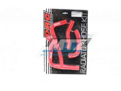 Hadica chladiča DRC RADIATOR HOSE KIT - DRC D47-01-453 - Suzuki RMZ250/10 - červené (sada 3ks)