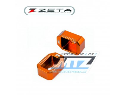 Dorazy osi zadného kolesa ZETA ZE93-5437 - KTM 65SX / 98-14 - oranžová