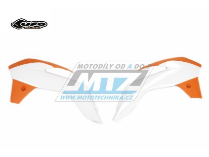 Spojlery KTM 85SX / 13-17 - farba bielo-oranžová